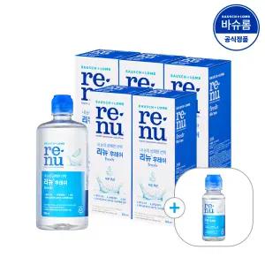 [공식] 바슈롬 리뉴 후레쉬 렌즈세척액 355ml x5개 (+여행용)