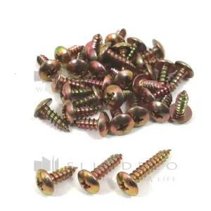 국산 소포장피스 4mm 바퀴 목피스 목재용 천연색 트러스 라운드머리