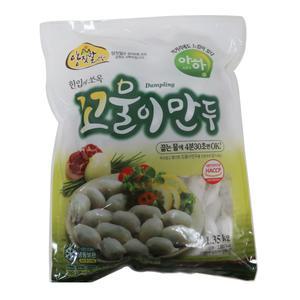 아하식품 고기 꼬물이 만두 1.35kg 1개