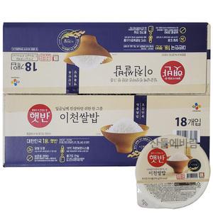 이천쌀밥 210gX18개입 즉석밥 햇반 당일 도정한 쌀밥