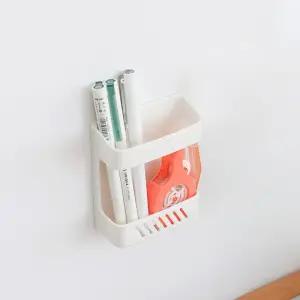 월포켓 접착식 리모컨거치대 부착식 소품수납함