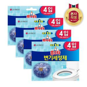 홈스타 변기 세정제 40g 4개입 x 4개 (총 16개)