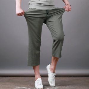 [스댕클럽] 남성용 와이드 8부 치즈스판 바지 SBJ2592