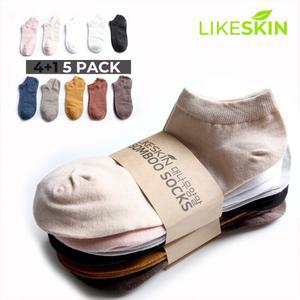 [LIKESKIN] 라이크스킨 4+1 5pack 대나무 발목 양말