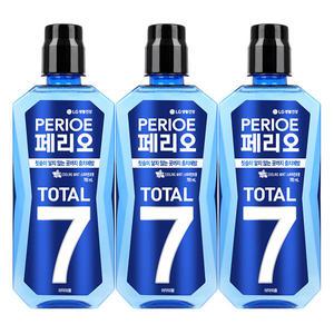 페리오 토탈7 구강청결제 쿨링, 760ml, 3개
