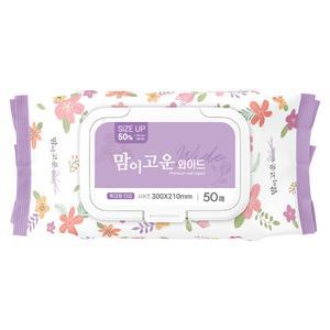 누리참 맘이고운와이드 대형물티슈 50매 6팩