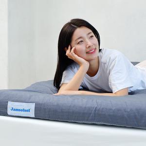 잠솔솔 탄탄한 토퍼매트리스 접이식 침대 바닥 3단 수면매트 12cm MS