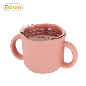 에디슨 실리콘 트레이닝 양손컵150ml(핑크)/유아컵