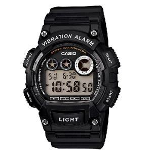 [카시오] (정품) CASIO 패션스포츠시계 /스톱워치/ LED라이트 / 진동알람 [W-735-1A]
