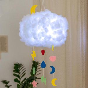 구름 조명 유아 LED 무드등 만들기 키트 DIY 펠트모빌 미술활동