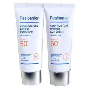 리얼베리어 세라 수분 장벽 선크림 50ml(SPF50+) 2개