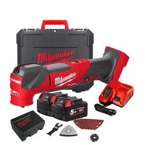 밀워키 M18 FMT-502X FUEL 충전 멀티커터 18V 5.0Ah 2팩 세트