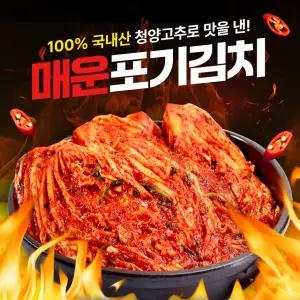 [100% 국산 청양고추] 말바우시장 선김치 매운 실비 배추김치