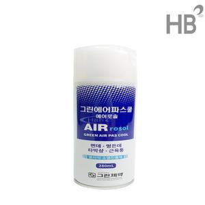 그린제약 그린 에어파스 쿨 280ml 뿌리는 파스 분사식 에어로솔 스프레이