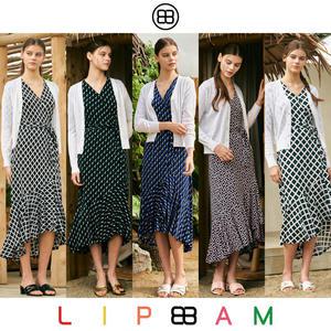 [Lipbbam] 립밤 크레오라 비비안느 프릴 랩원피스 1종+가디건 1종