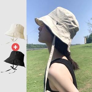 어나더뷰 1+ 1 바스락 페니 스트랩 버킷햇 등산 모자 햇빛 2075