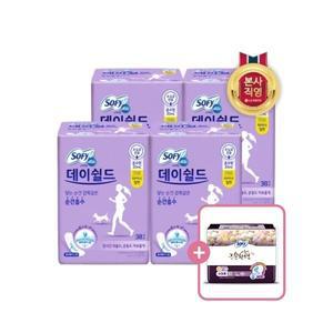 [쏘피]쏘피에일 데이쉴드 라이너 일반 38P X 4개 + 순한면 슈퍼롱 3P