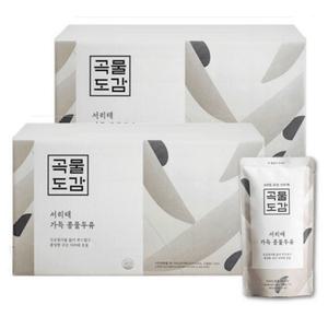 비건 곡물도감 서리태 콩물 두유 국산 무가당 검은콩 맷돌 단백질 두유 30개(15개x2bo