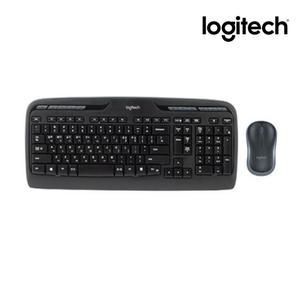 국내정품 로지텍코리아 MK330r 블랙 무선 키보드 마우스 세트, 2.4Ghz연결, 좌우대칭형 마우스/KH