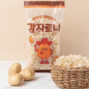 감자마카로니 150gX5개 소포장 뻥튀기 옛날과자간식 감자로니
