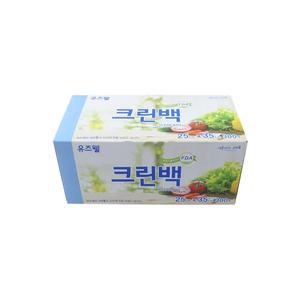 크린유즈웰 백 중 25X35 300매1회용비닐 위생팩 비닐백 비닐팩 봉지 봉투 생백 음식