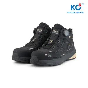 코오롱글로벌 와이드 발편한 경량 다이얼 안전화 작업화 현장화 KS-602DG 코오롱 정품 각반 포함
