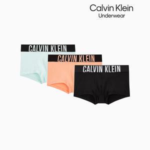 [CK언더웨어][선물포장] (NB3611-VVM)남성 인텐스 파워 마이크로파이버 로우 라이즈 트렁크 3PK