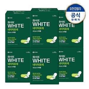 [유한킴벌리]화이트 네이처포레 수퍼롱 오버나이트 20매x6팩