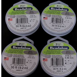 Beadalon 비달롱 미국 와이어 비즈공예 1롤 피아노줄 팔찌 목걸이만들기 비즈재료