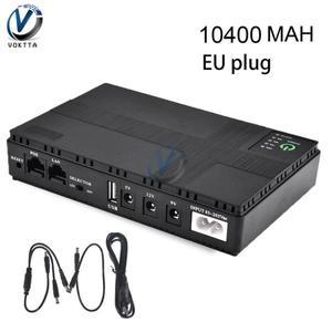 DC UPS 배터리 백업 무정전 전원 공급 장치 10400mAh 5V 1A 출력 플러그