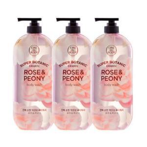 온더바디 수퍼 보타닉 로즈 앤 피오니 900ml 3개 x2SET_GrspHAC