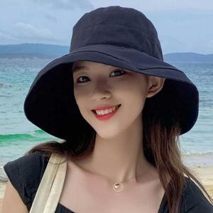 [MENOHV5D_52GS]버킷 연예인 모자 와이드 햇빛 가리개 햇