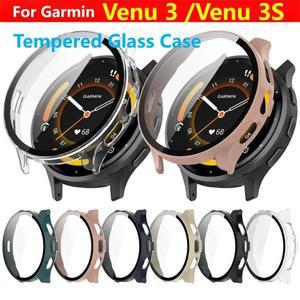 Garmin Venu 3 3S 스마트 시계 보호 커버 범퍼 Venu3 Venu3S 화면 보호기 쉘 액세서리 용 강화 유리 케이스