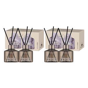 쿤달 시그니처 퍼퓸 디퓨저 더블 세트 프렌치라벤더 (본품, 200ml, 4개 + 섬유스틱, 20P)