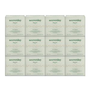 시크릿데이 포네이처 유기농 순면커버 생리대 대형 12p X 12팩