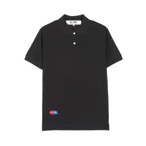 꼼데가르송 X 인베이더 더블와펜 남성 카라 반팔티셔츠 AZ T336 051 1