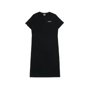 디스커버리 여성 롱 반팔 원피스 DWOP92043BKS
