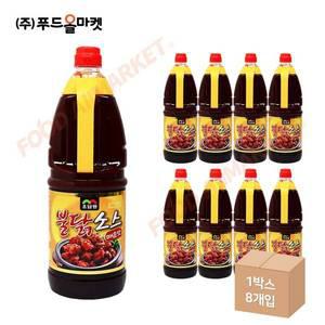 초담원 불닭소스 2.2kg 한박스 (2kg x 8ea)