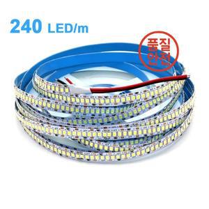12V 240LED 스트립 2835 DC 12V 홈 라이트 5M 하이 레드 그린 블루 유연하고 커팅 가능한 소프트 램프 바
