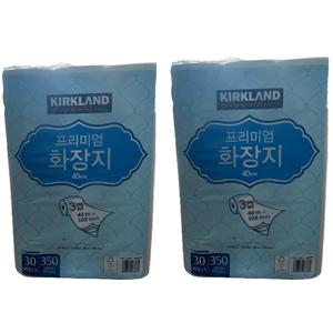 커클랜드 프리미엄 3겹 화장지 40mx30롤x2개