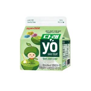 [데어리젠] 원주 다래 담은 다래요거트 100ml x 18ea /키위베리 국산 요거트/요구르트[소비기한 25.7.26]