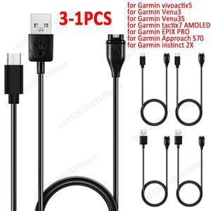 USB C타입 충전 케이블  Garmin Vivoactiv5 Venu3 EPIX PRO tinct 2X 어프로치  S70 스마트워치 고속 어댑