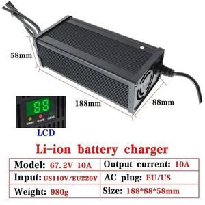 72V 60V 48V 13S 16s 20S 리튬 배터리 충전기 54.6V 5A/8A/10A/12A/15A/20A 고속 고전력 금속 쉘