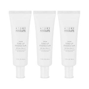 애터미 앱솔루트 스노우 톤업 에센스 선 50ml(SPF50+) 3개