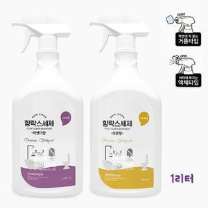 욕실용 향락스 세제 1000mL 분무형 거품형 욕실 변기/세정제/락스/유한/곰팡이/제거제/청소/제거/무균/무때