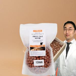 황토볼 마사지기 발바닥 편백 지압 발판 롤러 맨발 매트 걷기 실리콘 1kg
