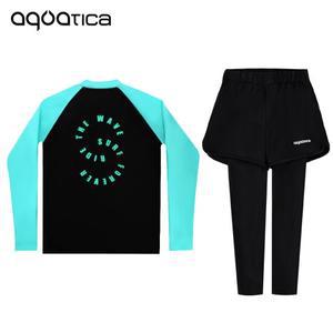 아쿠아티카 아동 래쉬가드 AQAJTS501+AQA421 반바지워터레깅스(only one)