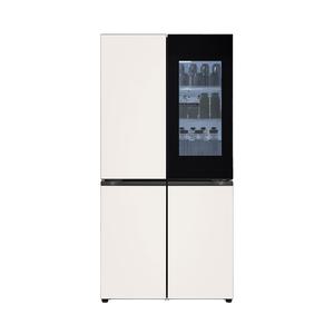 LG 오브제컬렉션 STEM 베이직 냉장고 H875GBB442 노크온 매직스페이스 (플러그)