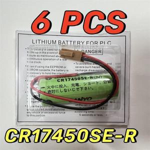 SANYO CR17450SE-R 저항 포함 FANUC 배터리 A98L-0031-0012 A02B-0200 3V CR17450 17450 GE 6 개