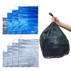 평판 쓰레기봉투 100매 15L 30L 50L 70L 투명 검정 청색 분리수거 용 비닐봉지 롤백 쓰레기봉투